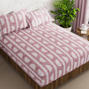 Wisteria Wonder 210 TC Cotton Blend Flat King Bedsheet