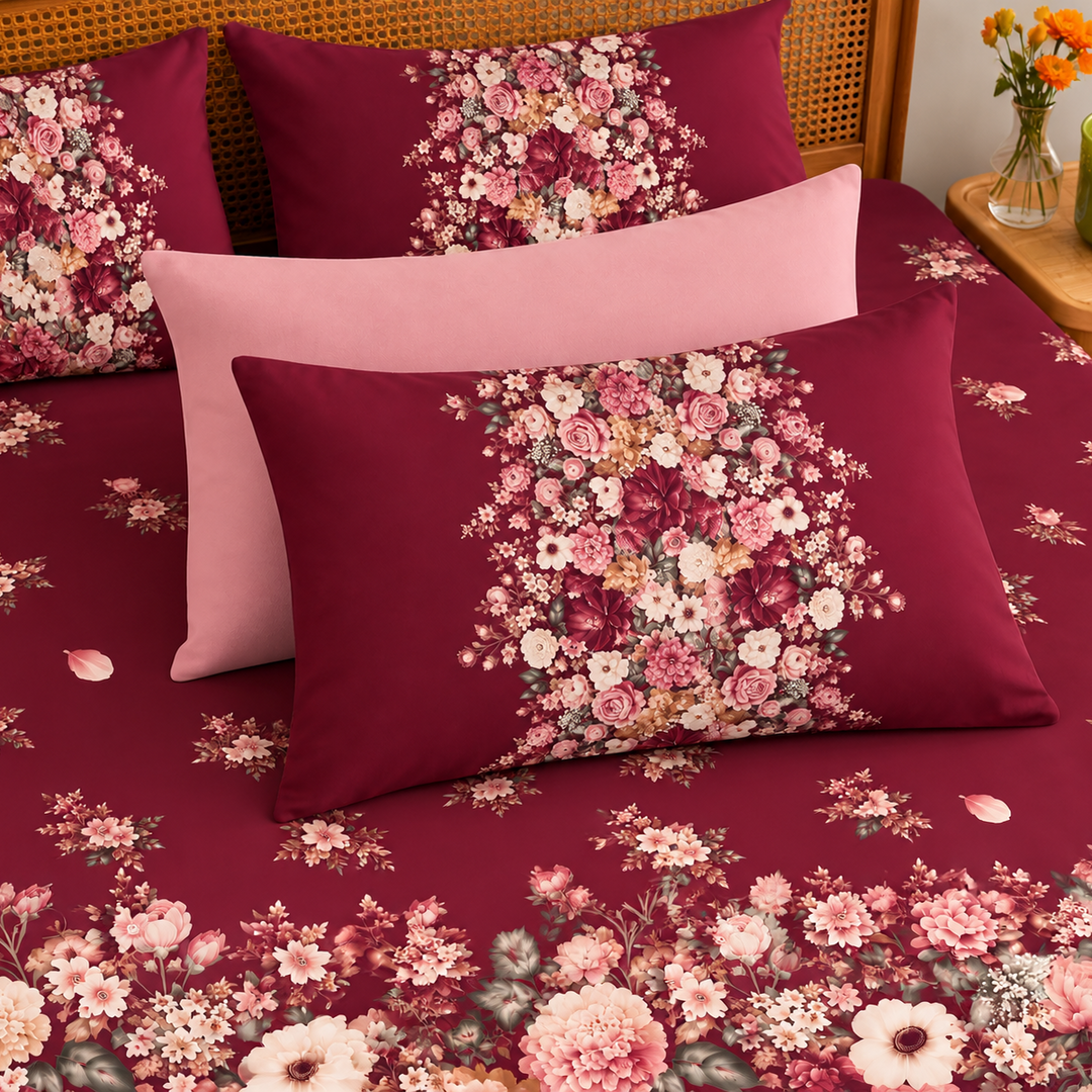 Sauvignon Cotton King Bedsheet - 250 TC