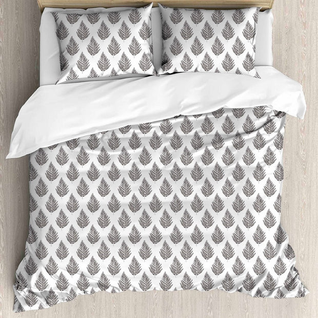 Snowhite All Over Printed 100% Cotton Elastic King Size Bedsheet - Brown