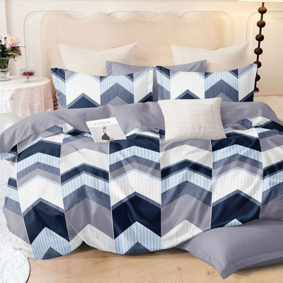 Strata Lines 210 TC Cotton Blend Flat King Bedsheet