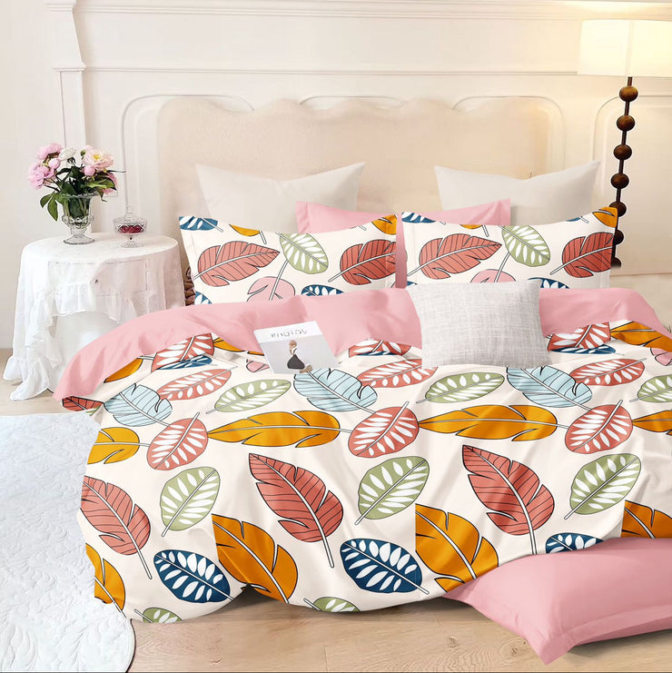 Daisy Bloomscape 210 TC Cotton Blend Flat King Bedsheet