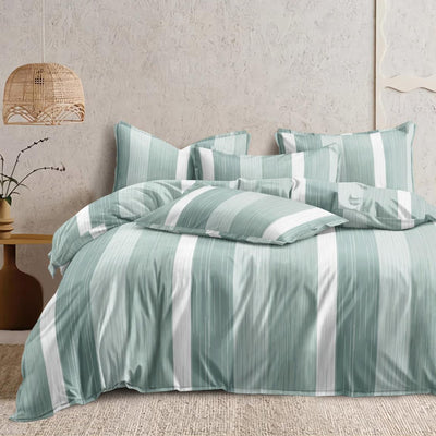 Poppy Fields Cotton Blend Elastic Fitted King Bedsheet