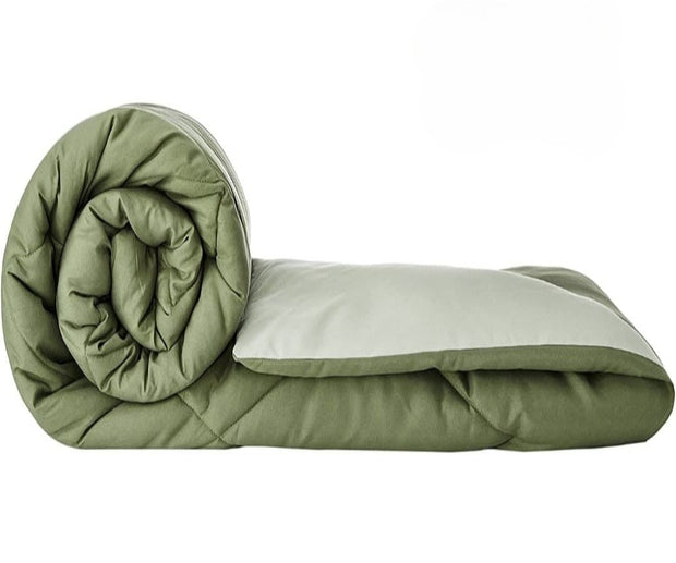 Tree Solid 180 GSM AC Room Reversible Double Bed Comforter