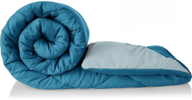 Ocean Solid 180 GSM AC Room Reversible Double Bed Comforter