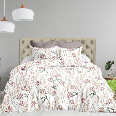 Vintage Times 1 Premium 100% Cotton Elastic Fitted Bedsheet - PInk
