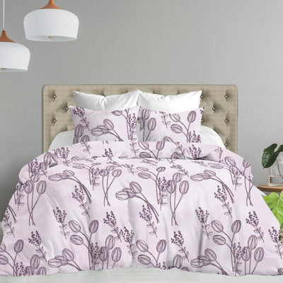 Vintage Vibes Premium 100% Cotton Elastic Fitted Bedsheet - Pink