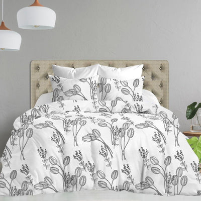 Vintage Vibes Premium 100% Cotton Elastic Fitted Bedsheet