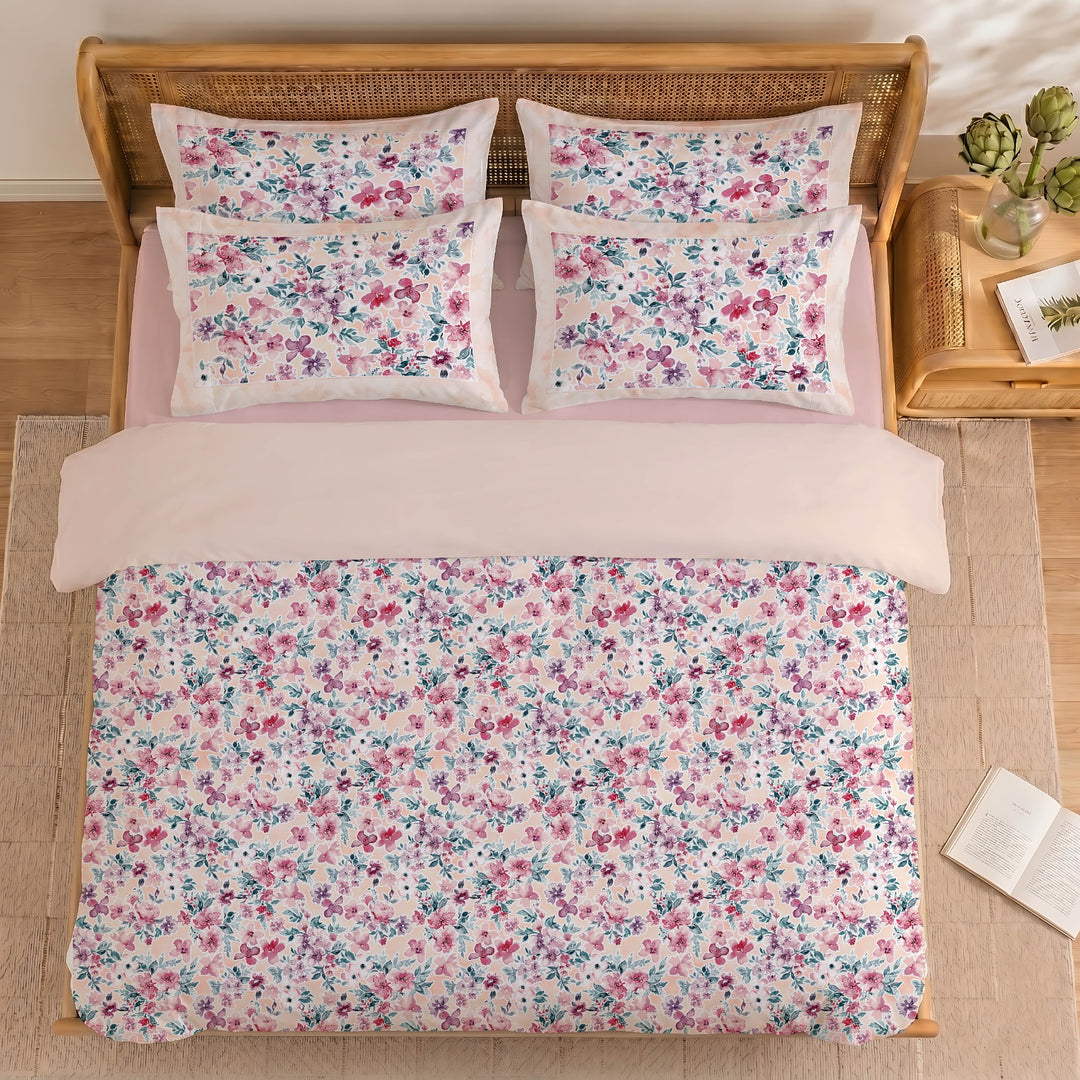 Antique Botanica Cotton King Bedsheet - 250 TC