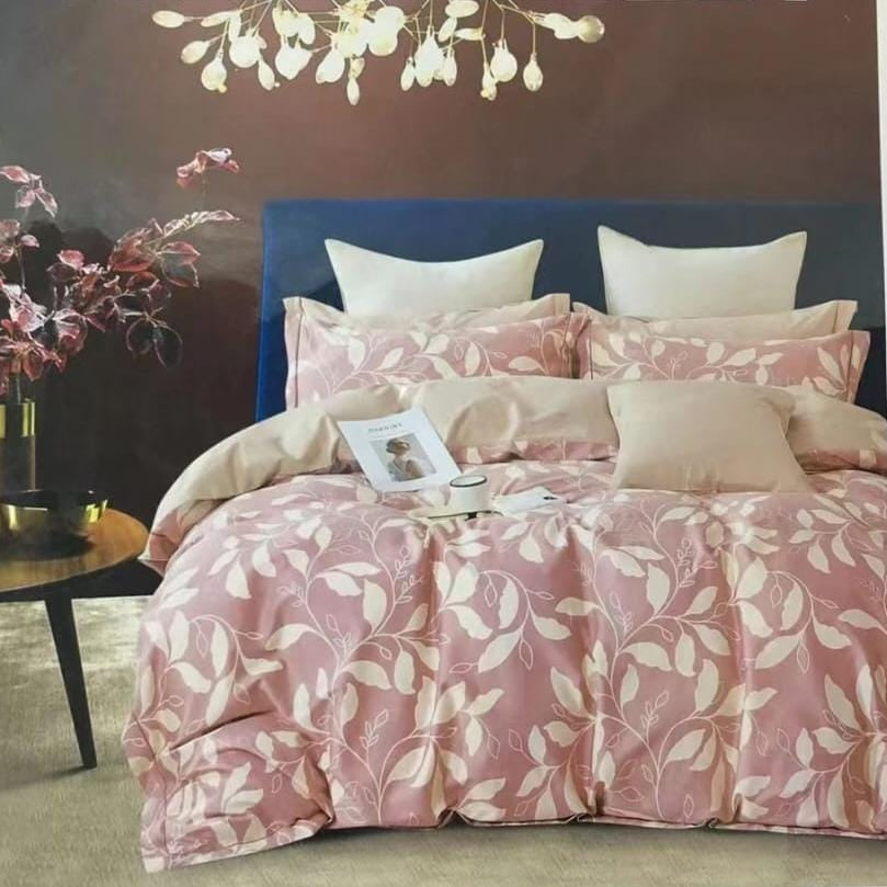 Blush Botanica Cotton Blend Elastic Fitted King Bedsheet