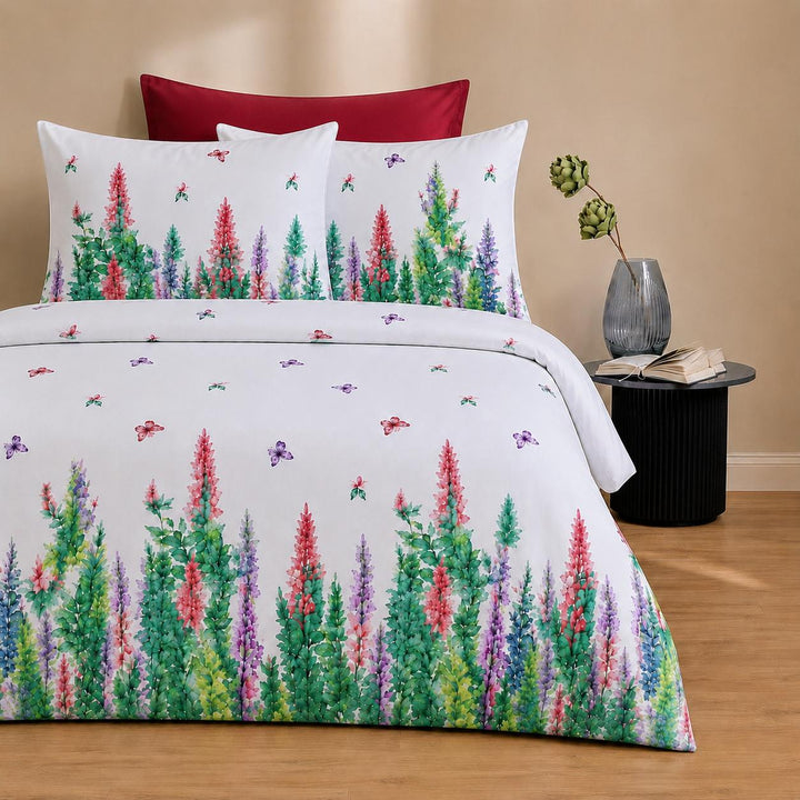 Kashmir Trees Cotton King Bedsheet - 250 TC