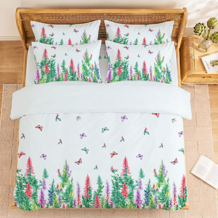 Kashmir Trees Cotton King Bedsheet - 250 TC