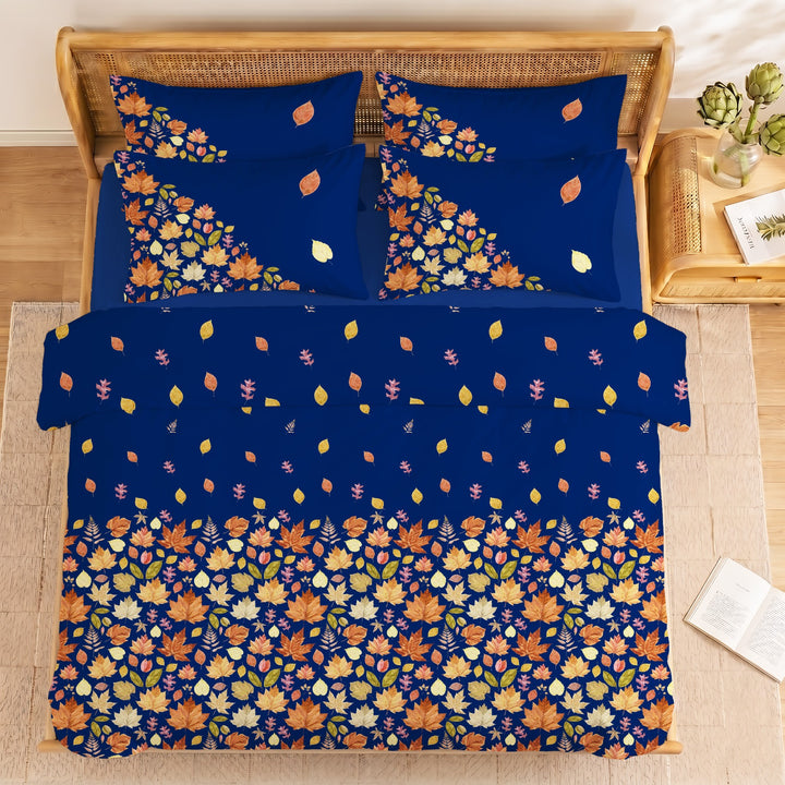 Neelvan Cotton King Bedsheet - 250 TC