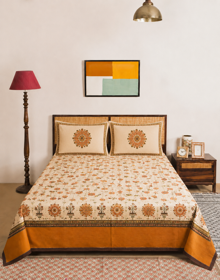 Saffron Baagh matching pillow covers