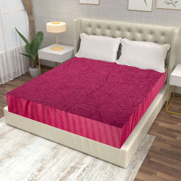 Premium Burgundy Mattress Protector