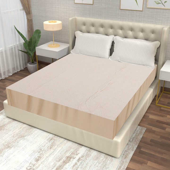 Premium Beige Mattress Protector