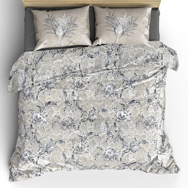 Beige Gardenia Premium Cotton Bedsheet