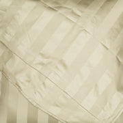 Ultra Soft Olive Green Striped Pillow Cover
