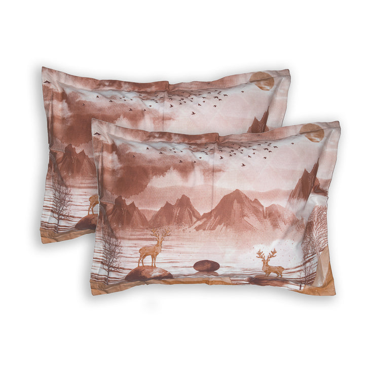 Orange Pumpkin Cotton Bedsheet