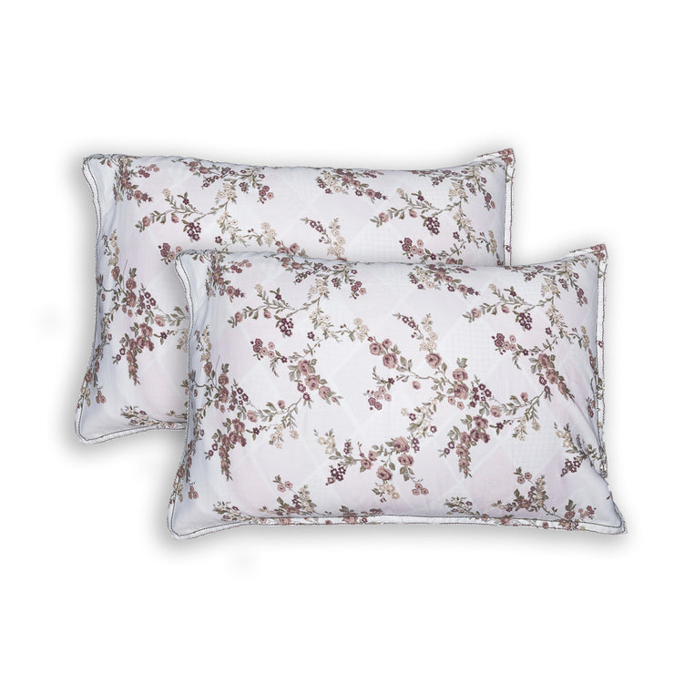 Yellow Floral Bliss Premium Cotton Blend Double Bedsheet