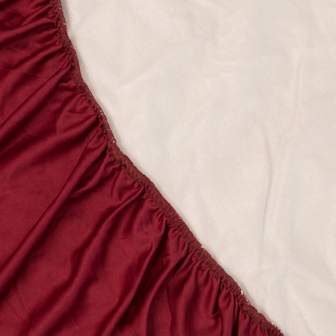 Premium Burgundy Mattress Protector