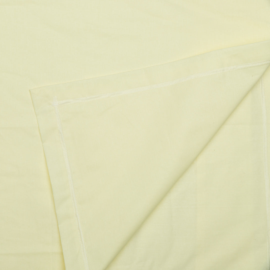 Ultra Soft Yellow Plain Pillow Cover