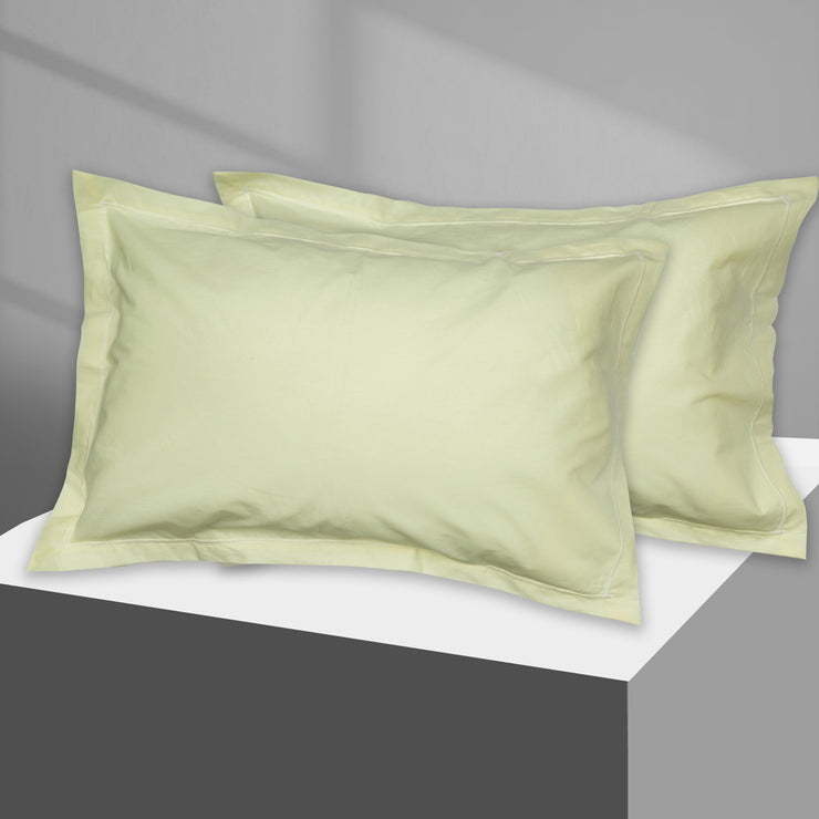 Ultra Soft Yellow Plain Pillow Cover