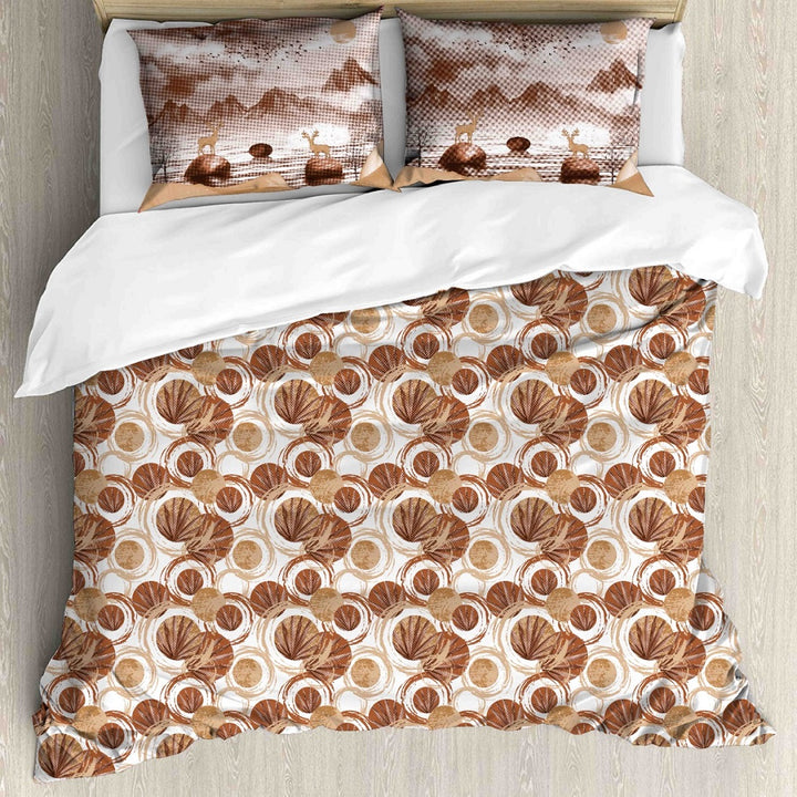 Orange Pumpkin Cotton Bedsheet